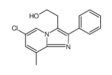 Imidazo[1,2-a]pyridine-3-ethanol, 6-chloro-8-methyl-2-phenyl结构式