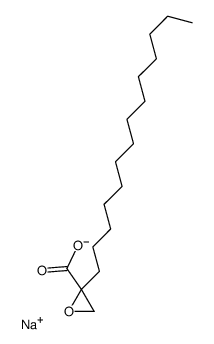 sodium,2-tetradecyloxirane-2-carboxylate Structure