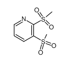 2,3-bis(methylsulfonyl)pyridine Structure
