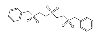 bis-(2-phenylmethanesulfonyl-ethyl)-sulfone结构式