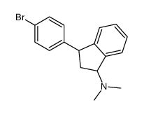 N,N-dimethyl-3-(4'-bromophenyl)-1-indanamine Structure