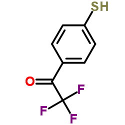 (9CI)-1,2,2,2-三氟-1-(4-巯基苯基)-乙酮结构式