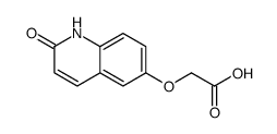 2-[(2-oxo-1H-quinolin-6-yl)oxy]acetic acid结构式
