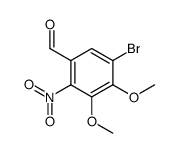 5-bromo-2-nitroveratraldehyde结构式