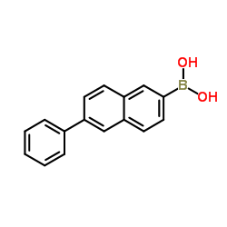 (6-Phenyl-2-naphthyl)boronic acid structure