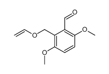 3,6-dimethoxy-2-((vinyloxy)methyl)benzaldehyde结构式