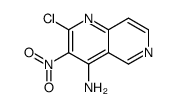 2-chloro-3-nitro-1,6-naphthyridin-4-amine Structure