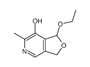 1-ethoxy-6-methyl-1,3-dihydrofuro[3,4-c]pyridin-7-ol Structure