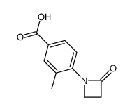 3-methyl-4-(2-oxoazetidin-1-yl)benzoic acid Structure