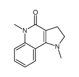 1,5-dimethyl-2,3-dihydropyrrolo[3,2-c]quinolin-4-one结构式