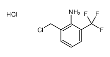2-(chloromethyl)-6-(trifluoromethyl)aniline,hydrochloride Structure