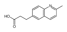 3-(2-Methyl-quinolin-6-yl)-propionic acid Structure