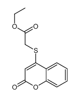 ethyl 2-(2-oxochromen-4-yl)sulfanylacetate结构式