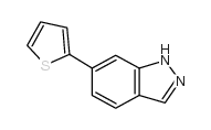 6-Thiophen-2-yl-1H-indazole Structure