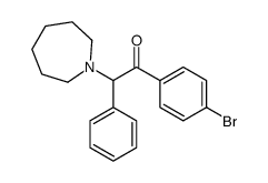 2-(azepan-1-yl)-1-(4-bromophenyl)-2-phenylethanone结构式