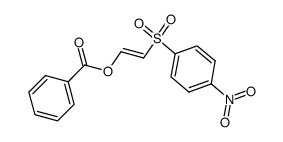 E-2-benzoyloxyvinyl p-nitrophenyl sulfone Structure