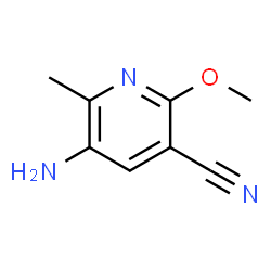 3-Pyridinecarbonitrile,5-amino-2-methoxy-6-methyl- Structure