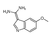 5-methoxy-1h-indole-3-carboxamidine Structure