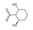 cis-2-Nitrocyclohexan-trans-1,3-diol结构式