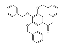 1-[3,4,5-tris(phenylmethoxy)phenyl]ethanone结构式