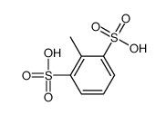 2-methylbenzene-1,3-disulfonic acid Structure