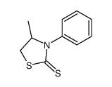 4-methyl-3-phenyl-1,3-thiazolidine-2-thione Structure