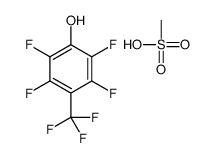 methanesulfonic acid,2,3,5,6-tetrafluoro-4-(trifluoromethyl)phenol结构式