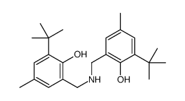 2-tert-butyl-6-[[(3-tert-butyl-2-hydroxy-5-methylphenyl)methylamino]methyl]-4-methylphenol Structure