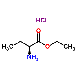 Ethyl (2S)-2-aminobutanoate hydrochloride (1:1) structure