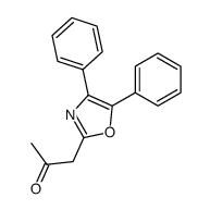 2-(2-oxopropyl)-4,5-diphenyloxazole Structure