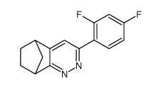 5,8-Methanocinnoline, 3-(2,4-difluorophenyl)-5,6,7,8-tetrahydro结构式