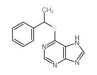 9H-Purine,6-[(1-phenylethyl)thio]- picture