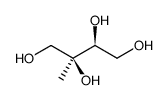 1,2,3,4-Butanetetrol, 2-methyl-, (2S,3S)结构式