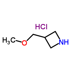 3-甲氧基甲基氮杂环丁烷盐酸盐结构式