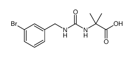 Alanine, N-[[[(3-bromophenyl)methyl]amino]carbonyl]-2-methyl Structure