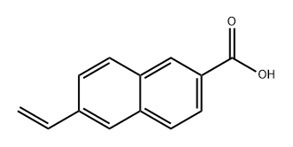 2-Naphthalenecarboxylic acid, 6-ethenyl- Structure