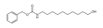 Carbamic acid, (10-hydroxydecyl)-, phenylmethyl ester结构式