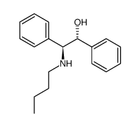 (1R,2S)-2-Butylamino-1,2-diphenyl-ethanol结构式