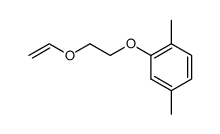 1-(2,5-dimethyl-phenoxy)-2-vinyloxy-ethane结构式
