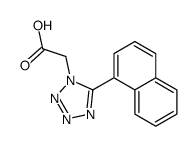 2-(5-naphthalen-1-yltetrazol-1-yl)acetic acid结构式
