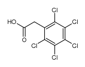 (pentachlorophenyl)acetic acid Structure