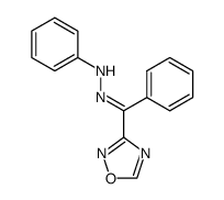 [1,2,4]oxadiazol-3-yl-phenyl-methanone phenylhydrazone Structure