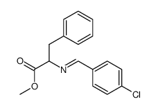(RS)-N-(4-chlorobenzylidene)phenylalanine methyl ester结构式
