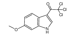 6-methoxy-3-trichloroacetylindole结构式