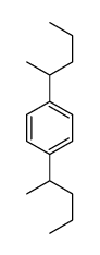 1,4-di(pentan-2-yl)benzene结构式