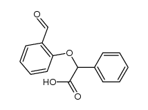 (o-formylphenoxy)phenylacetic acid Structure