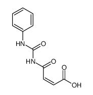 4-oxo-4-(phenylcarbamoylamino)but-2-enoic acid Structure