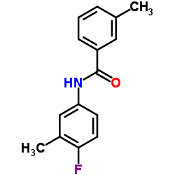 N-(4-Fluoro-3-methylphenyl)-3-methylbenzamide结构式