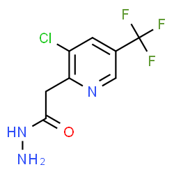 3-chloro-5-(trifluoromethyl)-2-pyridinecarbohydrazide结构式