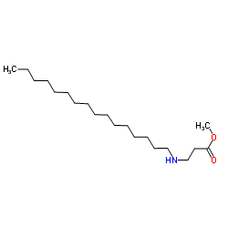 Methyl N-hexadecyl-β-alaninate结构式